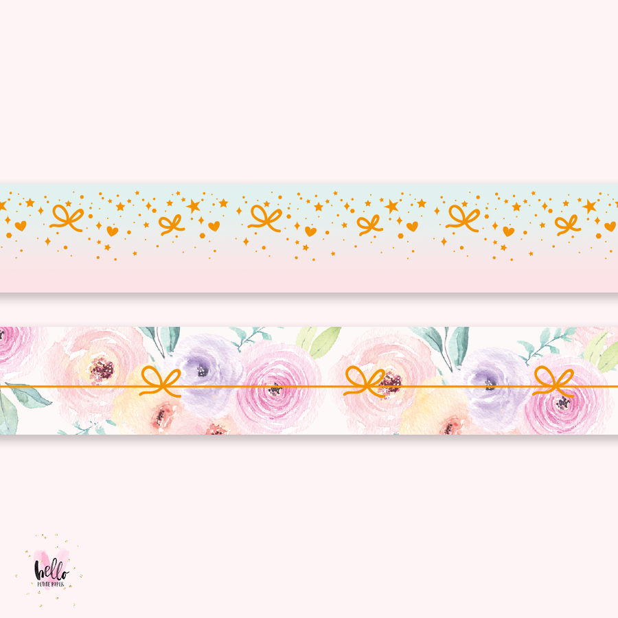Planning Time Washi Tape SET | Exclusive Gold Foil Washi Tape (2 tapes, set)