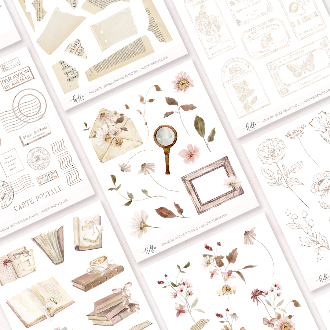 Grab Bag ($2 Tuesday | 6 assorted deco sheets)