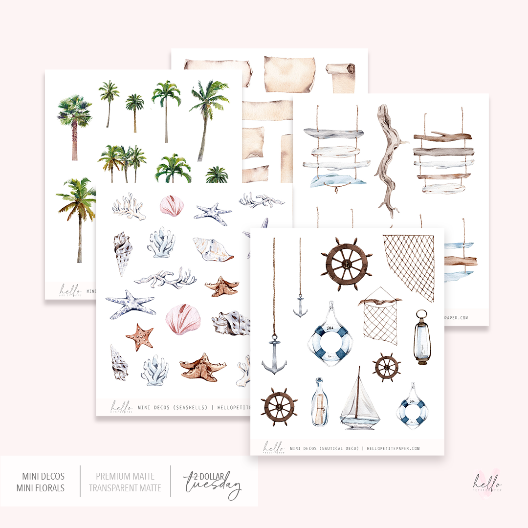 Grab Bag ($2 Tuesday | 6 assorted deco sheets)