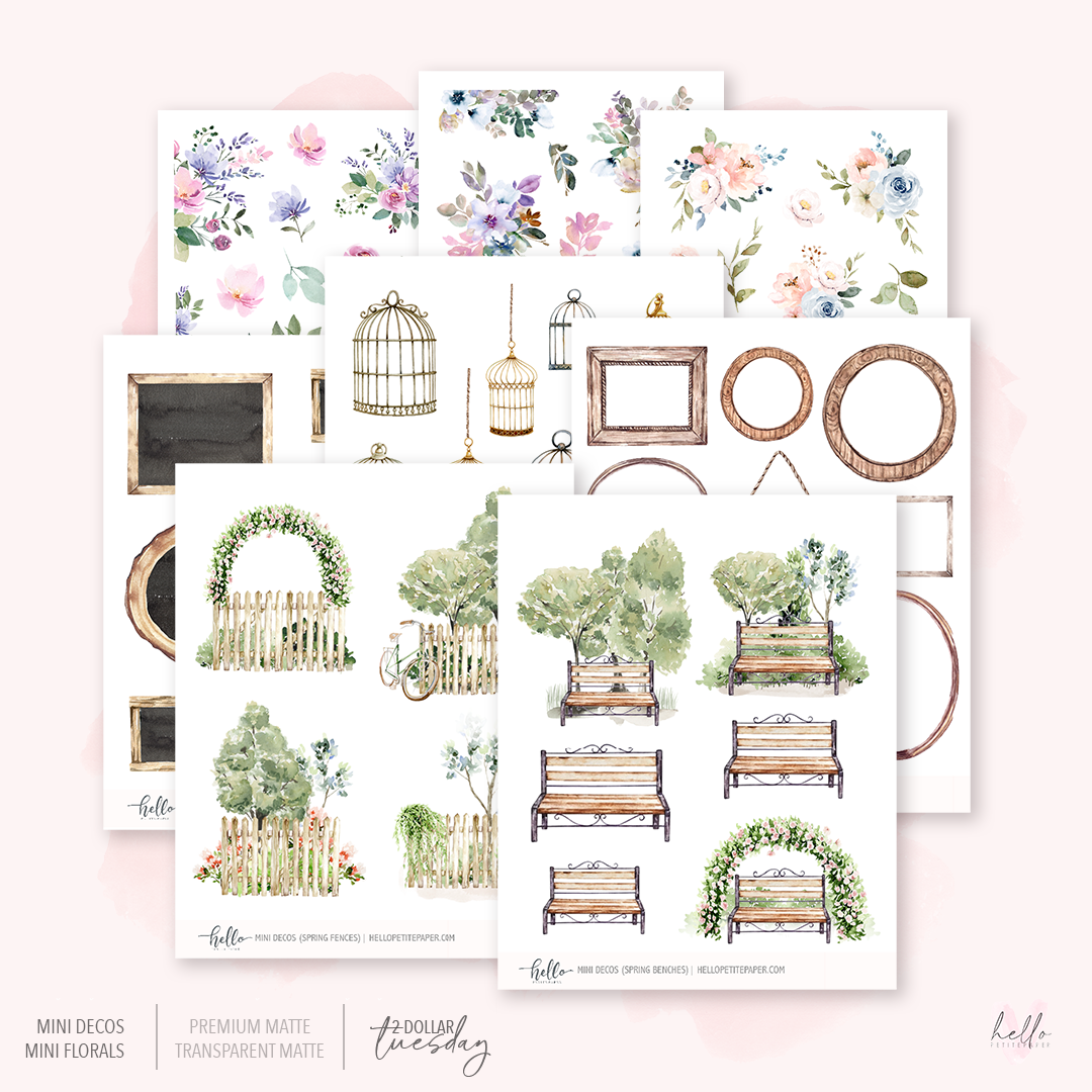 Grab Bag ($2 Tuesday | 6 assorted deco sheets)