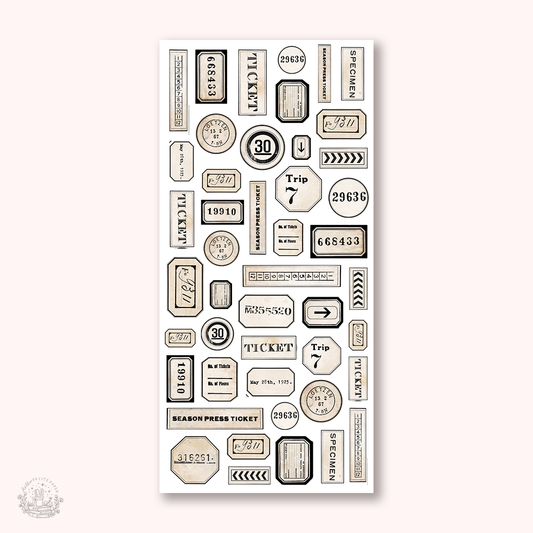 Essentials - Old ticket stickers (EJ102)