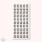 Journaling Essentials -  Keyboard numbers stickers (J26-A135)
