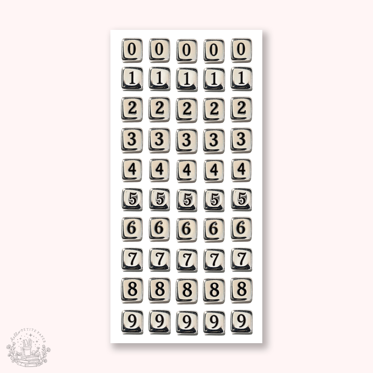 Journaling Essentials -  Keyboard numbers stickers (J26-A135)
