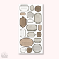 Journaling Essentials -  Vintage neutral labels  (J26-A136)