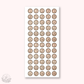 Journaling Essentials -  Vintage monthly dates stickers (J26-A138)