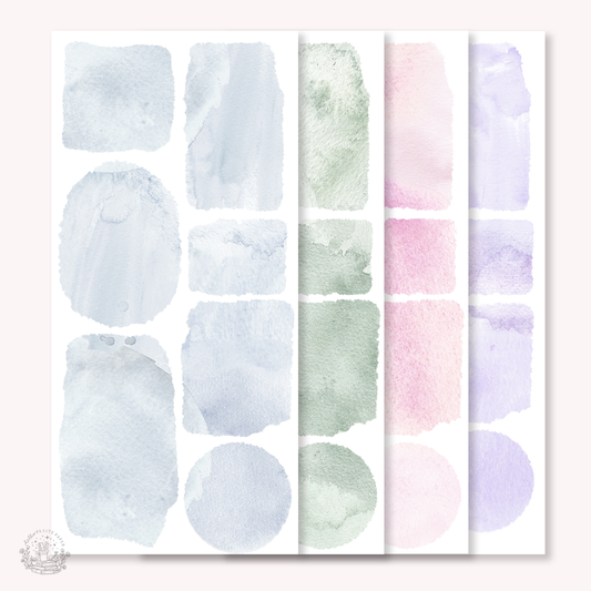 Essentials - Watercolor backgrounds (EJ47 48 49 50)