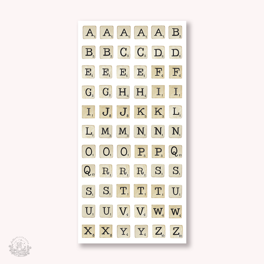Essentials - Scrabble letters (EJ65)