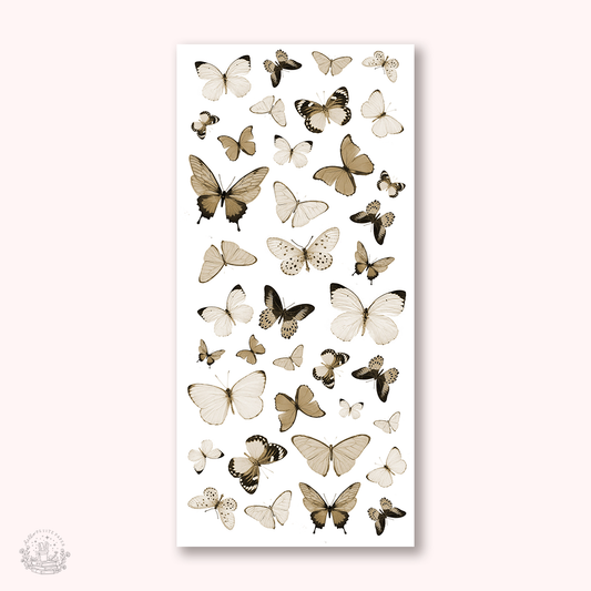 Essentials - Vintage butterfly stickers (EJ71)