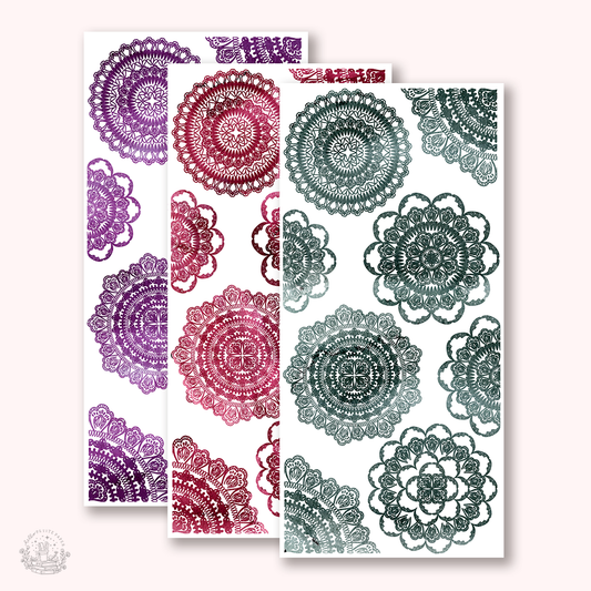 Essentials - Large doilies stickers (EJ89 90 91)