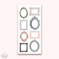 Journaling Essentials - Vintage Frames stickers (A142)