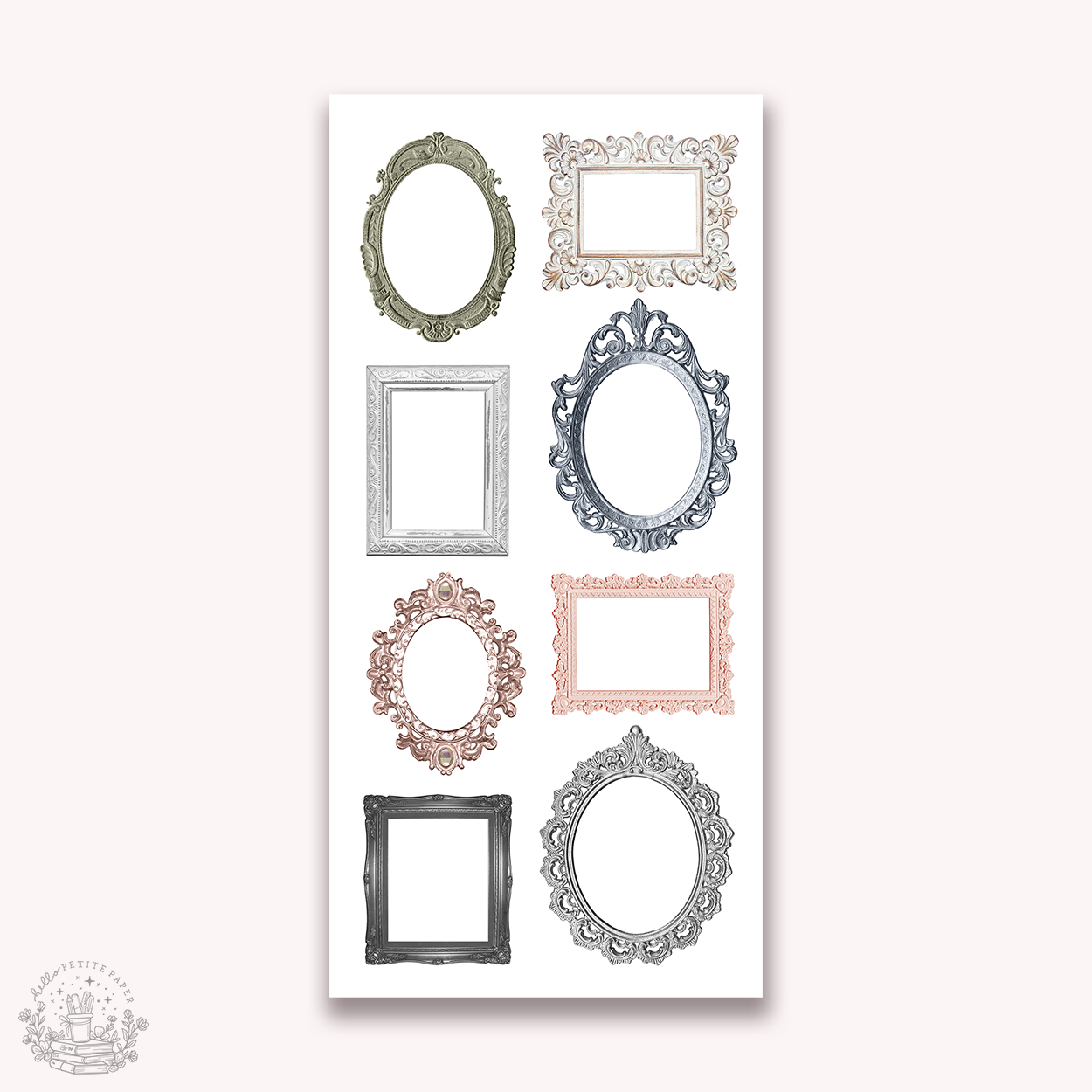 Journaling Essentials - Vintage Frames stickers (A142)
