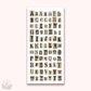 Journaling Essentials - Vintage ransom letter alphabet stickers (A146)