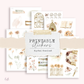 Printable sticker kit (Petite Tuesday 02) - digital download