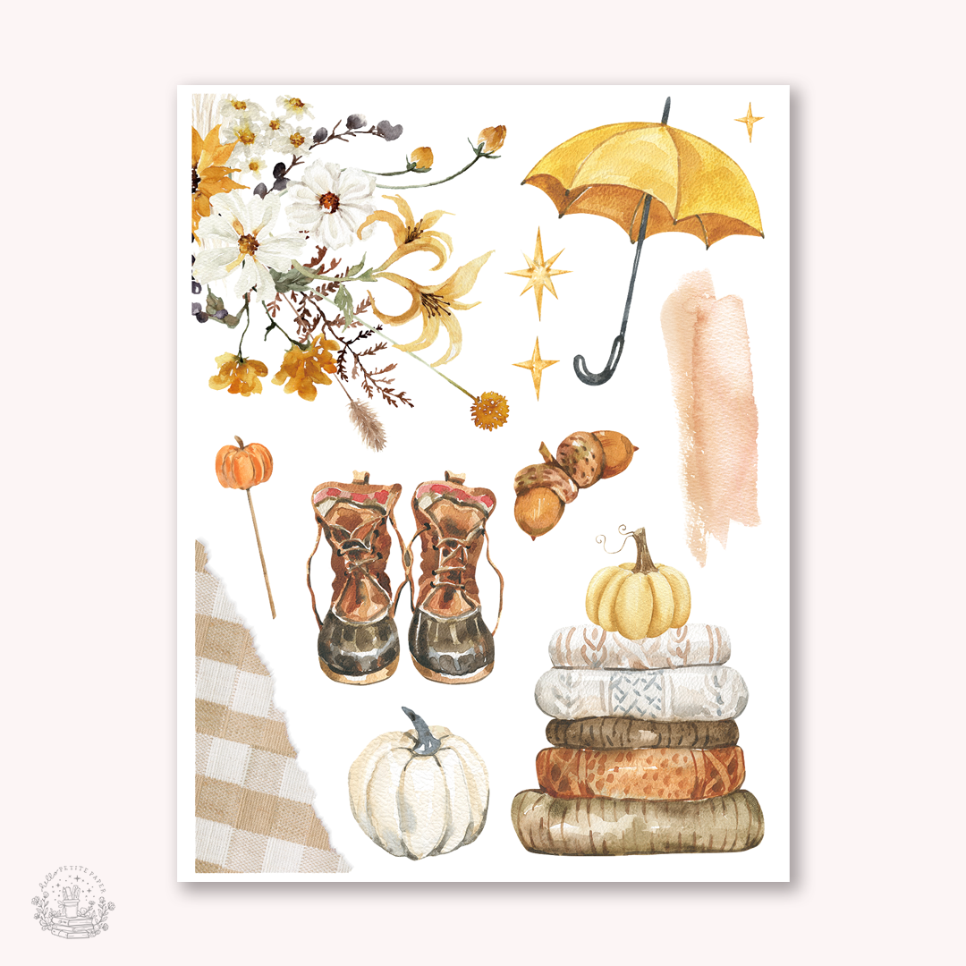 Printable sticker kit (Petite Tuesday 30) - digital download