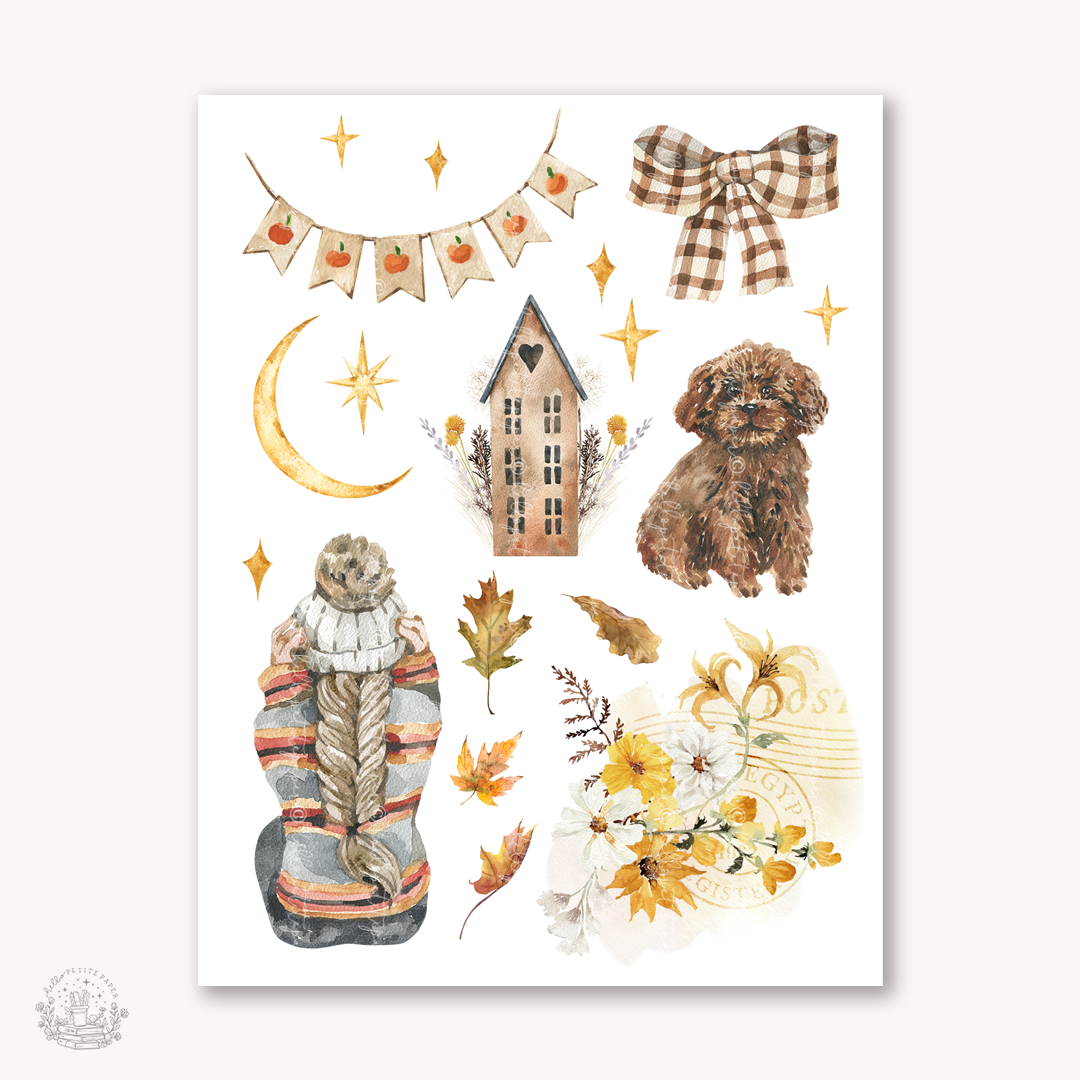 Printable sticker kit (Petite Tuesday 30) - digital download