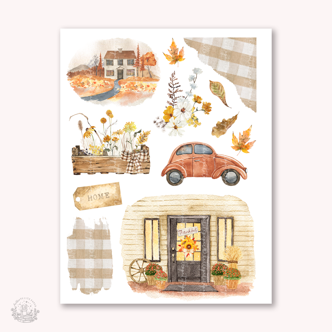 Printable sticker kit (Petite Tuesday 30) - digital download