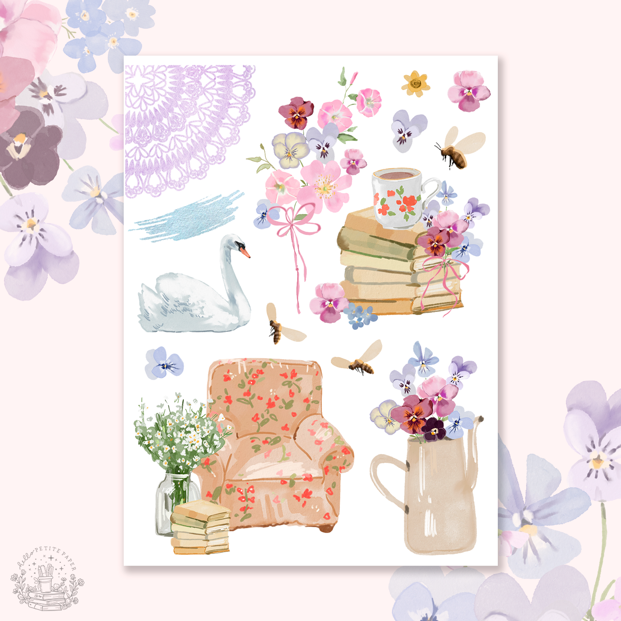 Petite Tuesday - PT43/D - Deco Stickers