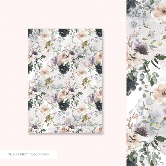 Vellum Paper - Cloudy Days (A4 size)