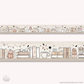 Autumnal Library - Gold Foiled washi tape (30mm)