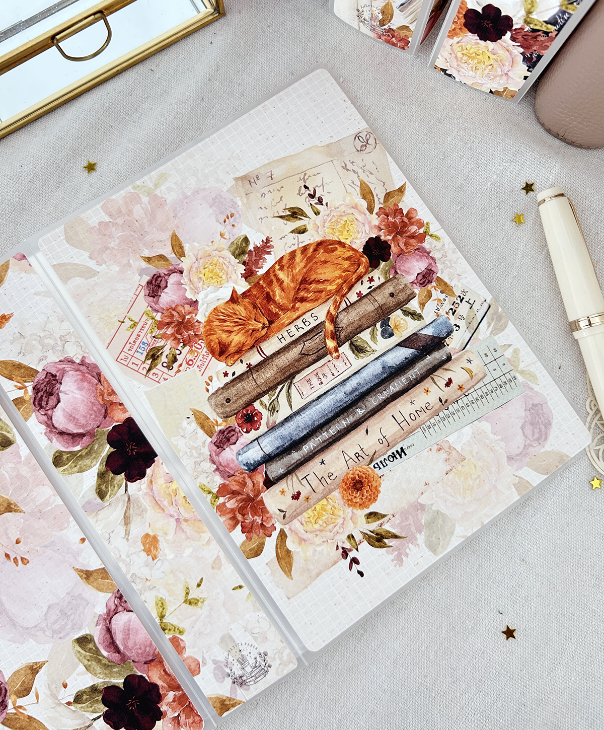 Sticker Album - sticker storage | One more chapter (cat)