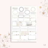 At home -  planner sticker kit