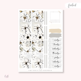 At home  - FOILED KIT - premium matte paper sticker kit