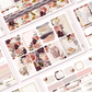 Printable stickers - Autumnal blooms sticker kit