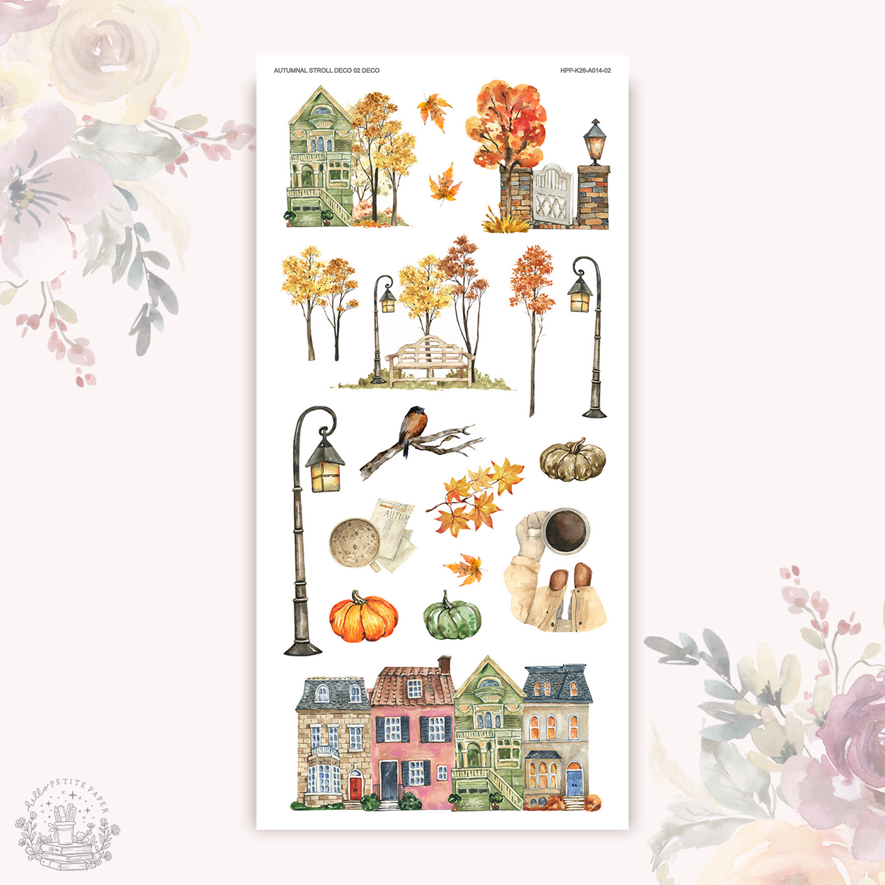 Autumnal Stroll - Deco stickers 2 (deco)