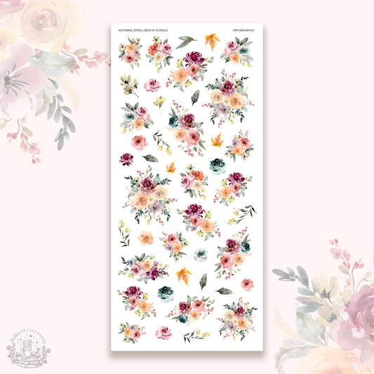 Autumnal Stroll - Deco stickers 1 (florals)