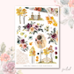 Autumnal Stroll  - FOILED Journaling Sticker Kit