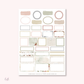 Autumn Colors   - FOILED KIT - premium matte paper sticker kit