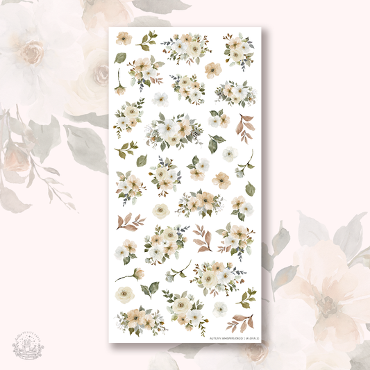 Autumn whispers - Deco stickers 1 (florals)