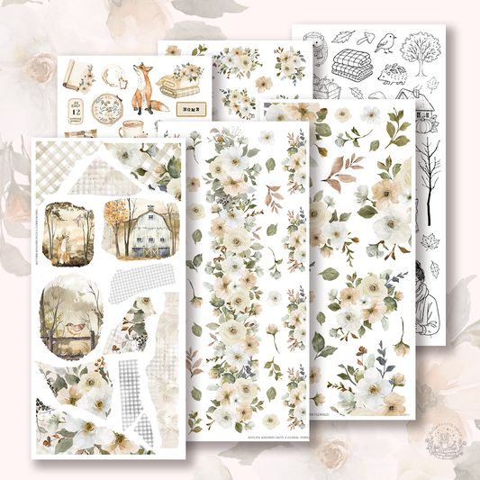 Autumn whispers - Deco kit (6 sticker sheets)