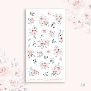 Awakening  - floral deco, planner stickers