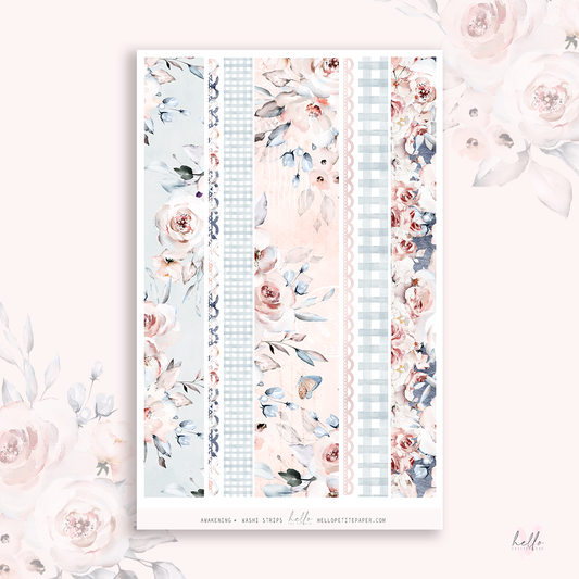 Awakening  - Transparent Washi strips