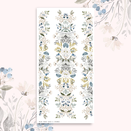 ﻿Blue Frost  - Deco stickers 4 (trims)