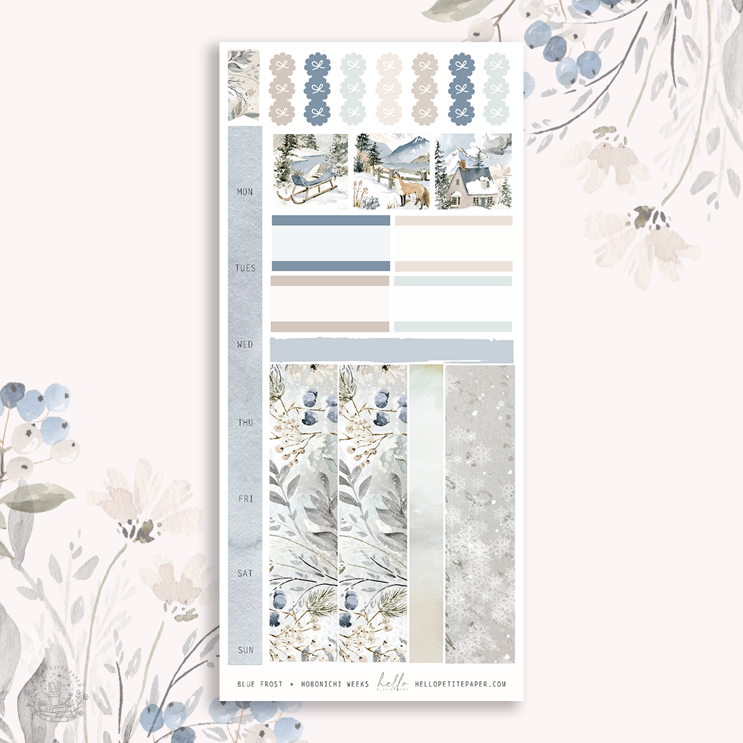 ﻿Blue Frost - Hobo weeks sticker kit