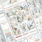 ﻿Blue Frost  - vertical planner sticker kit (4 sheets or a la carte)