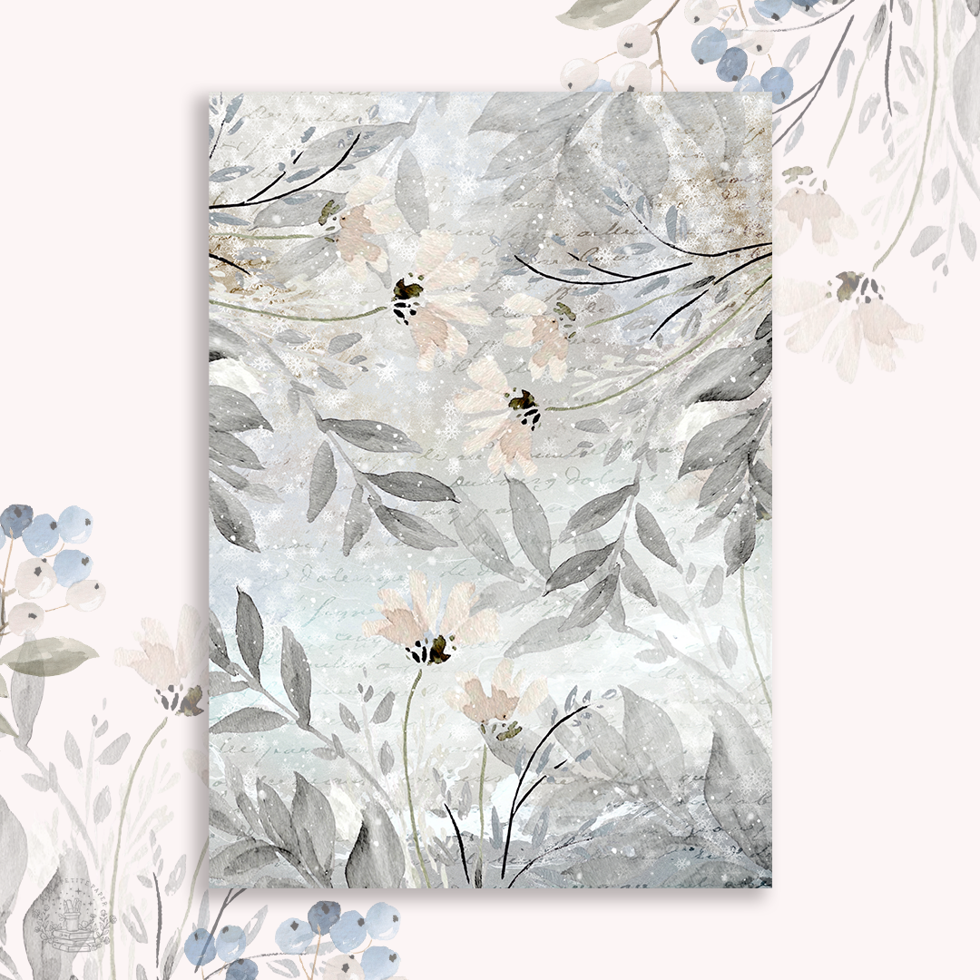 Vellum Paper -  ﻿Blue Frost (A4 size)