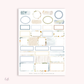 Breathe - FOILED KIT - premium matte paper sticker kit