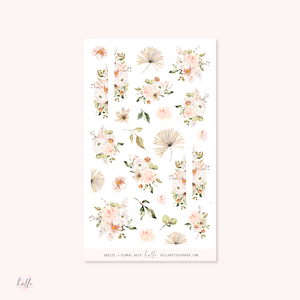 Breeze - floral deco, planner stickers