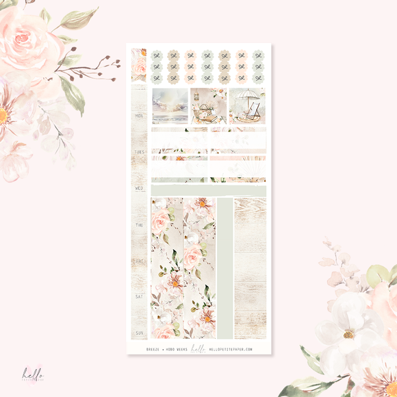 Hobo weeks sticker kit - Breeze collection