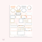 Printable sticker kit - Bright Fall (4 sticker sheets)