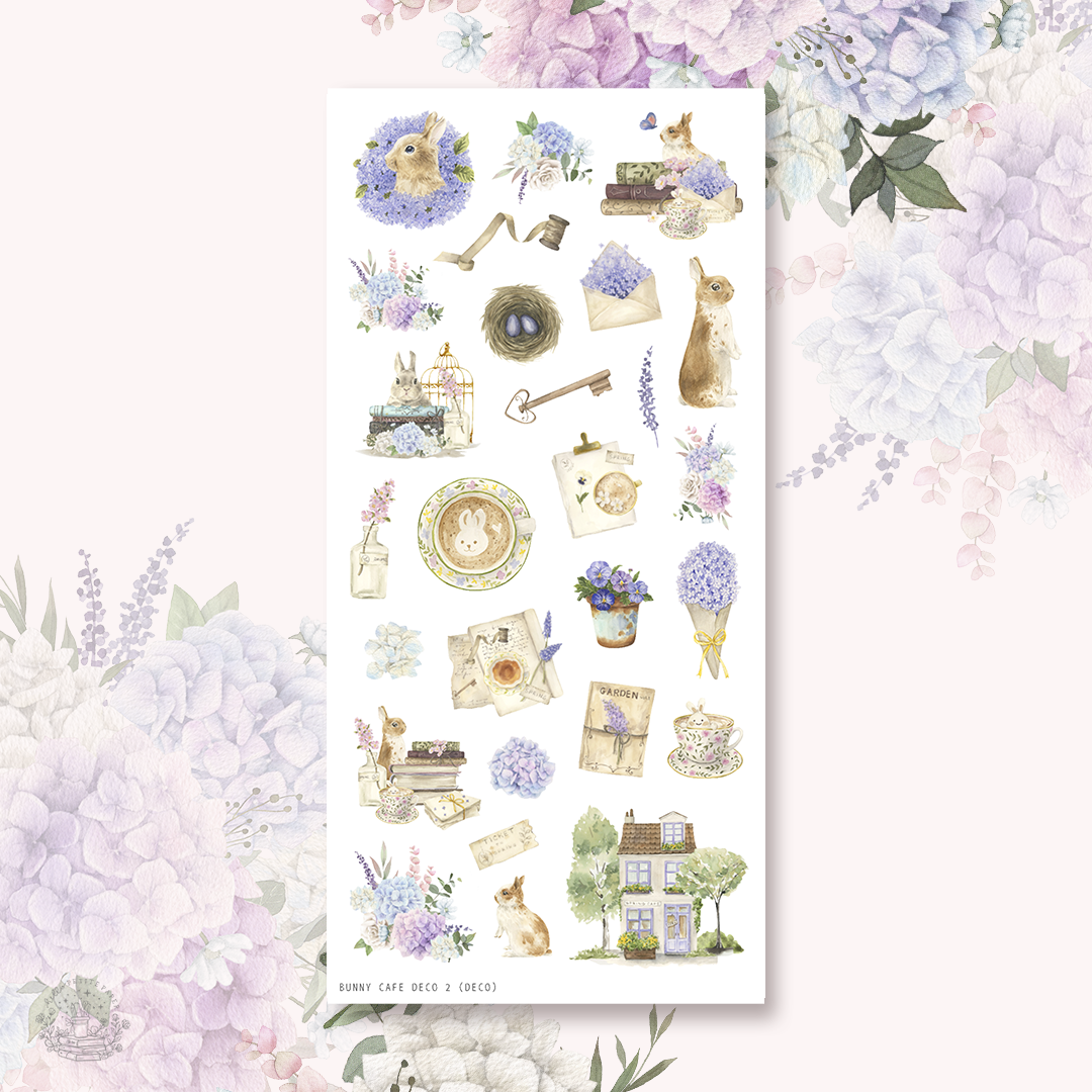 Bunny Cafe   - Deco stickers 2 (deco)