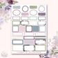By the moonlight - silver FOILED KIT - premium matte paper sticker kit