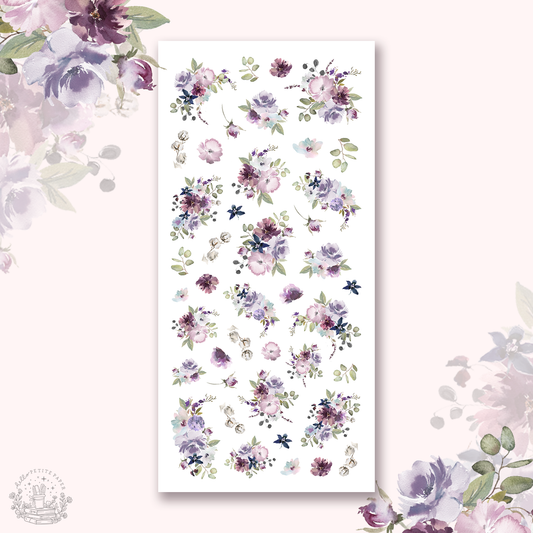 By the moonlight - Deco stickers 1 (florals)