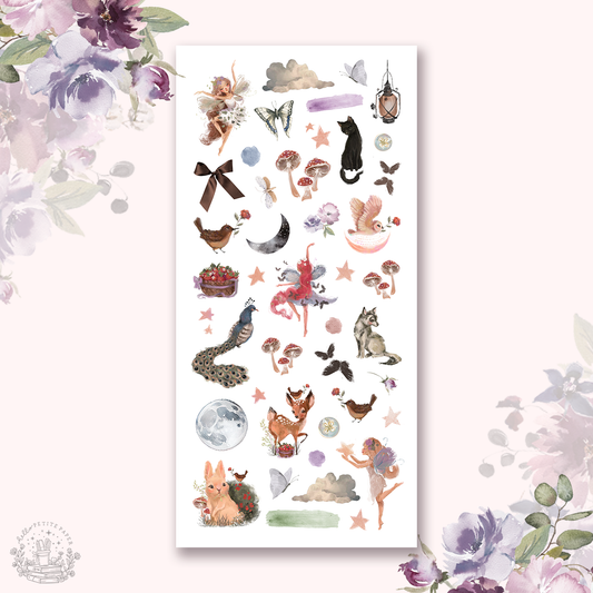 By the moonlight - Deco stickers 2 (deco)