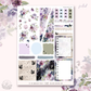 By the moonlight - silver FOILED KIT - premium matte paper sticker kit