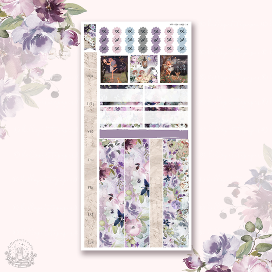 By the moonlight  - Hobonichi weeks sticker kit