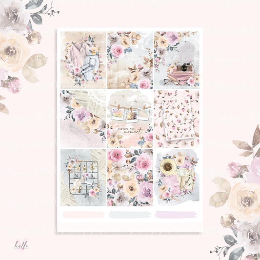 Capture the moment -  planner sticker kit